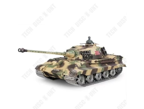 Tanque de metal com controle remoto de brinquedo pesado pode fumar projétil modelo de controle remoto multifuncional TECH DISCOUNT