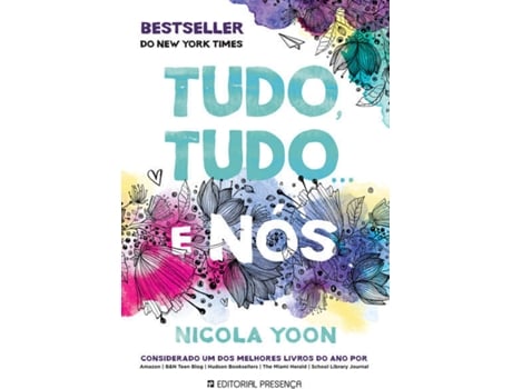 Livro Tudo Tudo... E Nós de Nicola Yoon (Português - 2016)