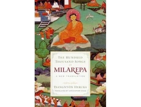 Livro the hundred thousand songs of milarepa de tsangnyoen heruka (inglês)