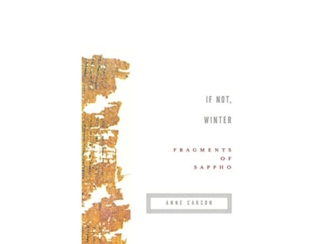 Livro If Not, Winter de Sappho (Inglês)