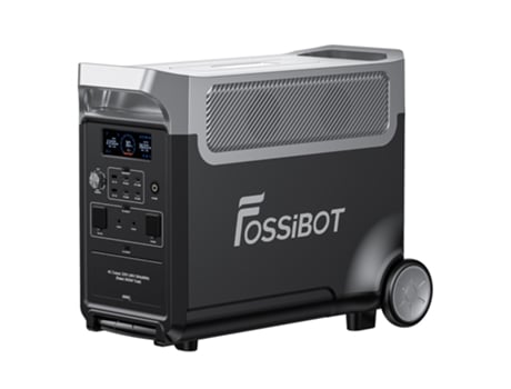 Powerstation Portátil FOSSIBOT F3600 Pro 3840Wh Lifepo4 Bateria Max 11520Wh Expansão 2000W Max Carga Solar Controlo App