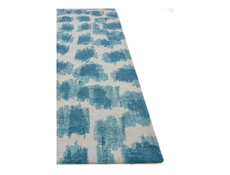 Tapete Coleção Ikat Feather Design Verão Azul Tapete Azul 200X280Cm