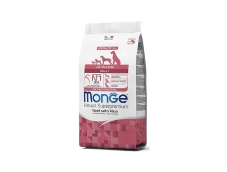 Ração Seca Monge Speciality Line All Breeds Monoprotein Beef & Rice 12Kg