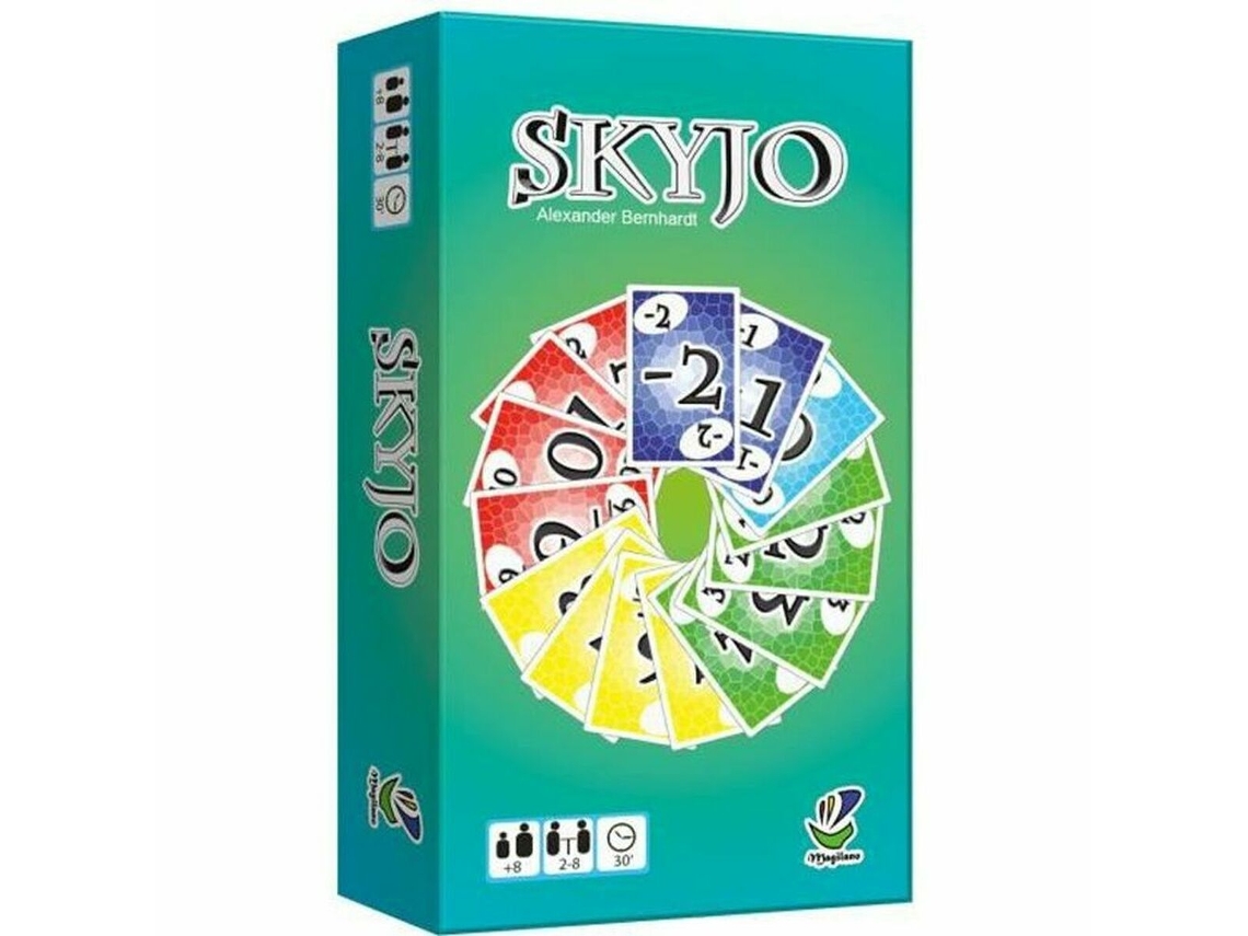 Skyjo By Magilano - Os divertidos presentes de jogos de cartas para  crianças e adultos, jogo ideal para diversão, horas emocionantes de jogo  com