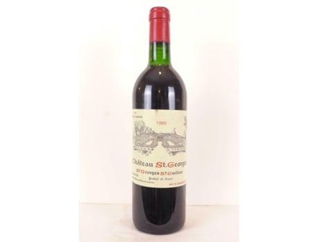 Vinho Tinto CHÂTEAU SAINT-GEORGES 1989 (75 cl - 1 unidade)