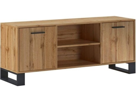 Móvel de TV SELECTIONHOME Preto (Melamina - 136,8 x 56,9 x 39,6  cm)