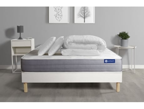 Sommier de Casal Actimemo Dream Memória ACTISOM Espuma com memória Branco (200x200)