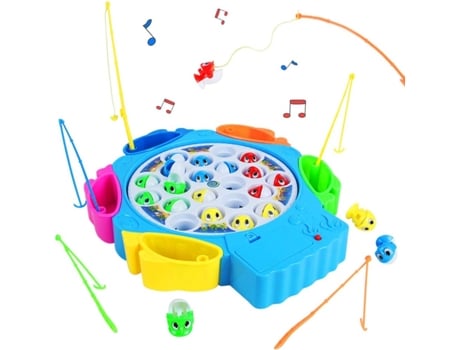 Jogo De Pesca Peixe Brinquedos De Pesca Música Brinquedos Infantis  Brinquedos Educativos De 3 4 5 6 Anos Meninos Meninas 21 Peixes ELKUAIE