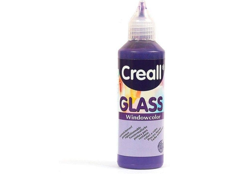 Tinta Reposicionável para Janelas Glass CREALL (Roxo Escuro - 80 ml)