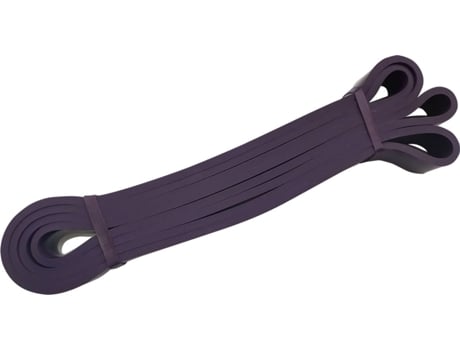 Banda Elástica POWERFIT em Látex Roxo Resistência até 34kg  (2080 x 4.5 x 29 mm)