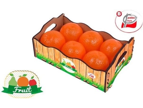 Boneca PALAU Caja Madera Con 6 Naranjas 24,5 X 15,5 X 9 Cm (Idade MÃ?Â?Ã?Â?Ã?Â?Ã?Â­nima: 3 Anos)