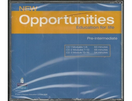 Livro Opportunities Global Pre-Intermediate Class Cd New Edition