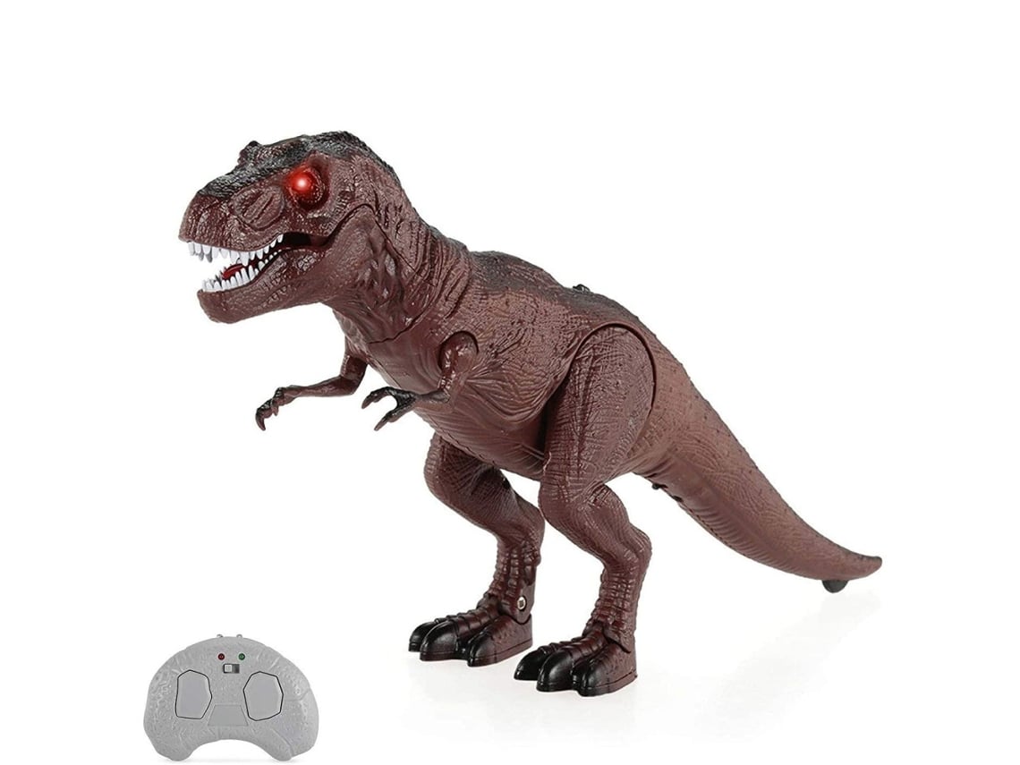 Brinquedo Dinossauro T-rex Jurassic World Controle Remoto