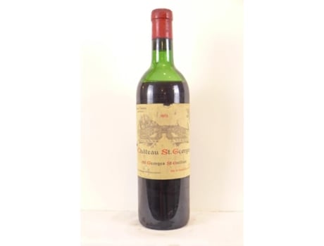 Vinho Tinto CHÂTEAU SAINT-GEORGES 1973 (75 cl - 1 unidade)