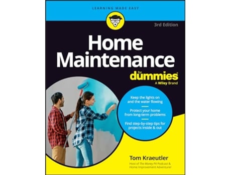 Livro Home Maintenance For Dummies, 3rd Edition de Tom Kraeutler (Inglês)