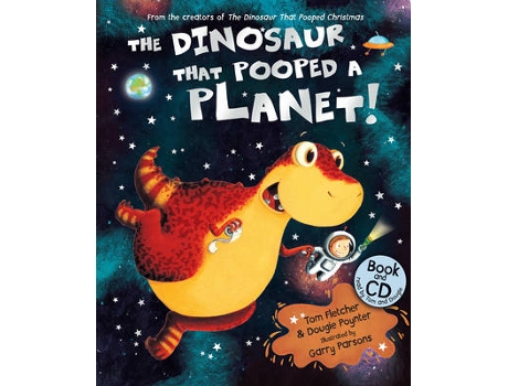 Livro the dinosaur that pooped a planet de tom fletcher,dougie poynter (inglês)