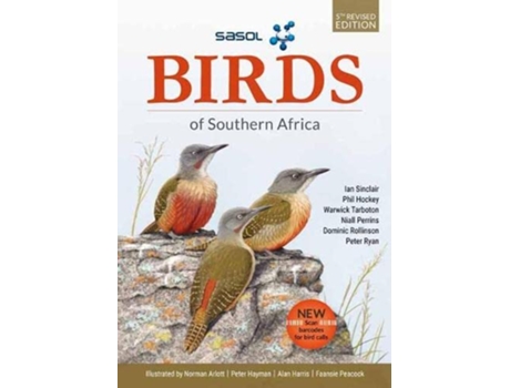 Livro SASOL Birds of Southern Africa de Ian Sinclair e Phil Hockey (Inglês)