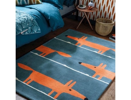 Tapete SCION Mr Fox (Azul - 120x180 cm)