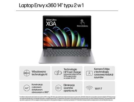 Laptop HP A58SHEA (16 GB RAM - 512 GB SSD - 14' - Tomada EU - Cinzento escuro - Qwerty US - AMD Ryzen 5)