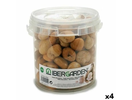 Pedras Decorativas Pequeno Castanho 3 Kg (4 Unidades)