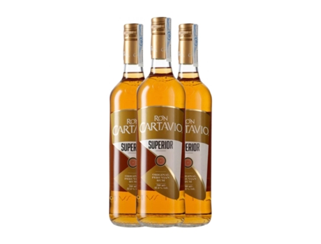 Rum ABATE NERO Cartavio Superior (0.7 L - 3 Unidades)