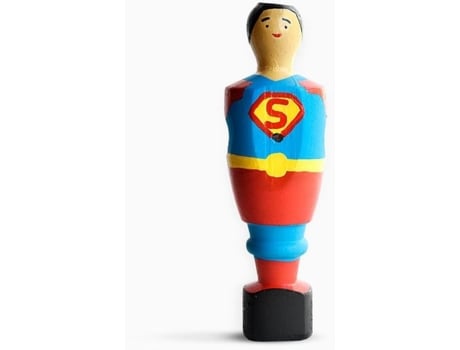 Figura Matraquilho Superman Dc Madeira 12 Cms