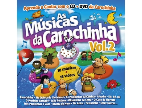 CD/DVD As Músicas da Carochinha - As Melhores Músicas Infantis Vol.2