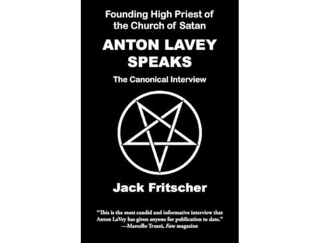 Livro Anton LaVey Speaks de Jack Fritscher (Inglês)