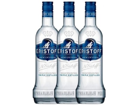 Vodka ERISTOFF Eristoff (0.7 L - 3 unidades)