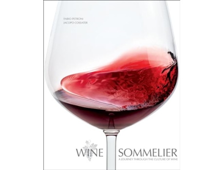 Livro Wine Sommelier de Jacopo Cossater (Inglês - Capa Dura)