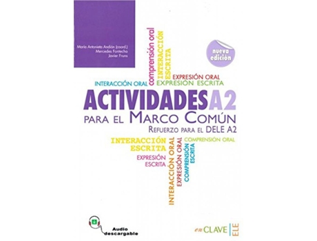 Livro Actividades A2 Marco Común Europeo +Cd de Andion Herrero (Espanhol)