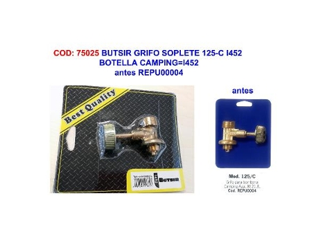 Butsir grifo soplete 125-c i452 botella camping repu0004