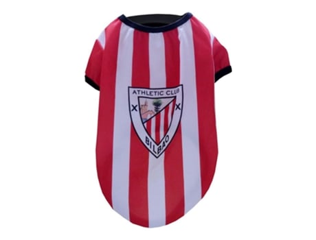 T-Shirt para Cães Athletic Club Vermelho Branco M