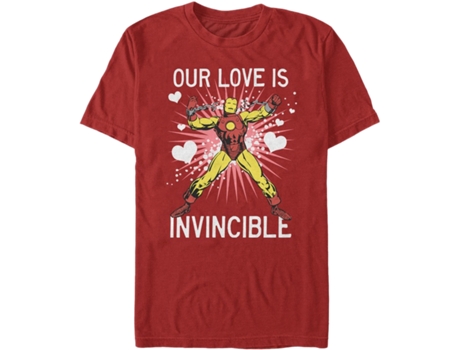 T-Shirt de Homem SUPERHEROMARVEL Our Love Is Invincible Algodão (XL)