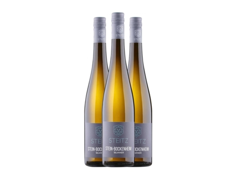 Vinho branco STEITZ Stein Bockenheim Sylvaner Seco Rheinhessen (0.75 L - 3 Unidades)