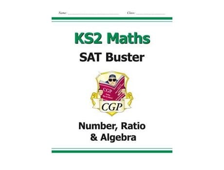 Livro ks2 maths sat buster: number, ratio & algebra - book 1 (for the 2023 tests) de cgp books (inglês)