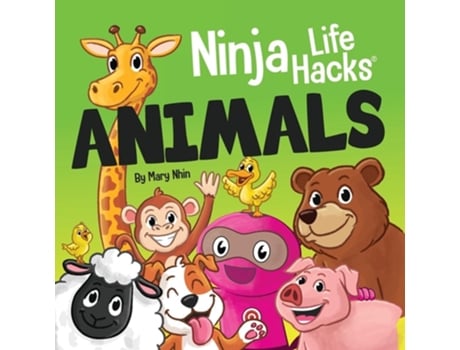 Livro Ninja Life Hacks ANIMALS de Mary Nhin (Inglês)