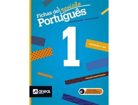 Livro Fichas de Português 1 - 1.º Ano de António Marcelino e Ricardo Antunes (Português)