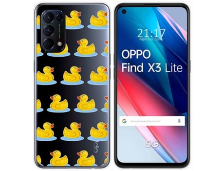 Capa Oppo Find X3 Lite TUMUNDOSMARTPHONE Desenhos Transparente Multicor