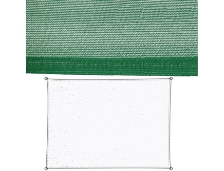 Toldo  Retangular (Verde - 3.5x5 m - Fibra)