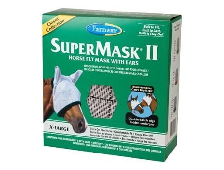 Máscara de mosca para cavalos com orelhas FARNAM Supermask II Horse Horse