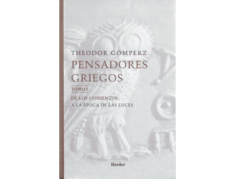 Livro Pensadores Griegos de Theodor Gomperz (Espanhol)