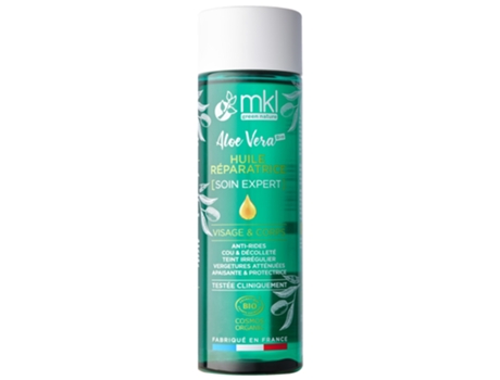 Óleo reparador orgânico de Aloe Vera 200 ml MKL GREEN NATURE