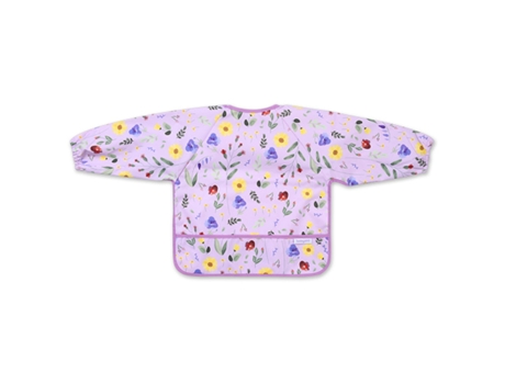 Babyono Baby Bib With Garden Sleeves Colorido 6 Months-2 Years