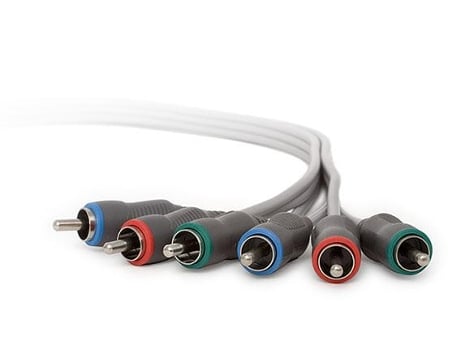 Techlink 1.5M 3 X Rca/3 X Rca Cabo Vídeo Componentes Ypbpr 1.5 M Cinzento