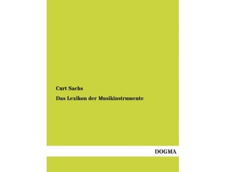 Livro Das Lexikon Der Musikinstrumente German Edition de Curt Sachs (Alemão)