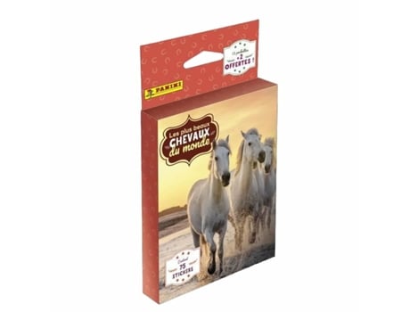 Pack de Cromos PANINI Le Plus Beaux Chevaux Du Monde 15 Sobrescritos