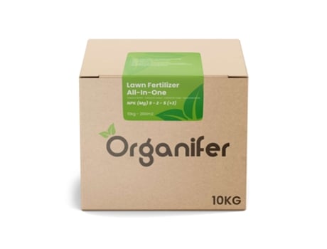 Fertilizante para Relvado All-In-One (10 kg - para 200 m2) - Organifer