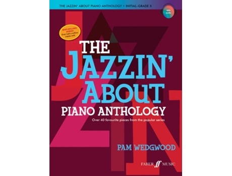 Livro The Jazzin About Piano Anthology de Wedgwood e Pam (Inglês)