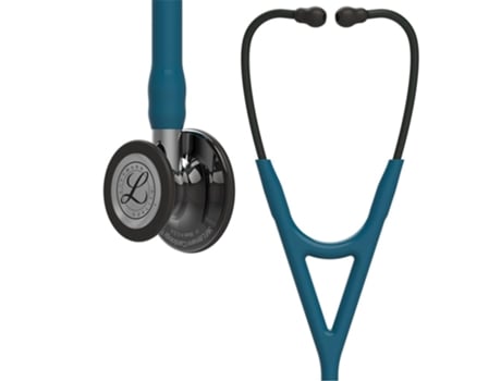 Estetoscópio Littmann Cardiology Iv 6234 Azul Do Caribe Acabamentos Fumo Brilhante SOLVENTUM